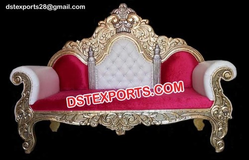 Gold Plated Two Seater Sofa