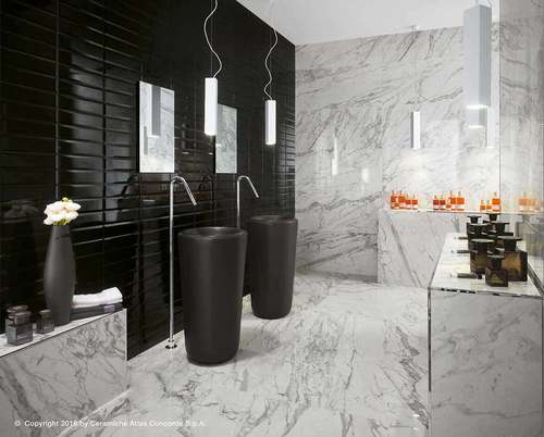 Stylish Series of 300x300 Wall Tiles - Ceramic, 300x300mm, White | Glossy Finish, Durable, Stain Resistant, Water Resistant