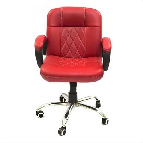 Red Leather Office Chair