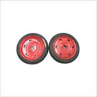 E Rickshaw Wheel Rim - Alloyed Metal, 18 Inches Diameter, Red Finish | Durable, Lightweight, Precise Fit, Easy Installation, Reliable Performance