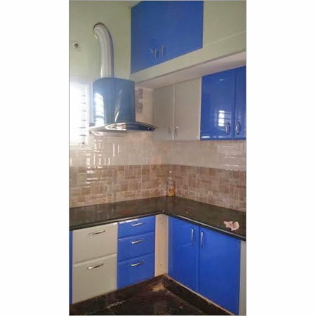 L Shaped Modular Kitchen
