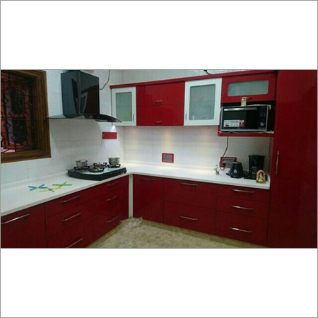 Acrylic Modular Kitchen