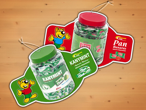 Glossy Lamination Promotional Dangler