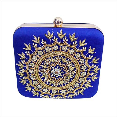 Beaded Box Clutch