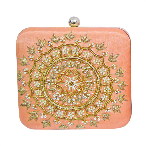 Designer Beaded Clutch Bag