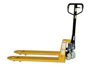 LIFTIT Hydraulic Hand Pallet Truck - 2500 Kg Capacity, 205 mm Max Lifting Height, Yellow, Manual Power Source, Ideal for Heavy Load Handling