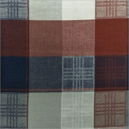 Cotton Silk Checks Fabrics