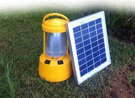 Blue Solar Lantern