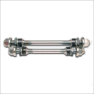 Hub axle with fitting Hub axle with fitting