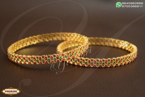 Golden Stone Bangles