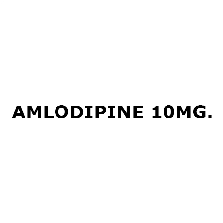 Amlodipine 10Mg. Tablets
