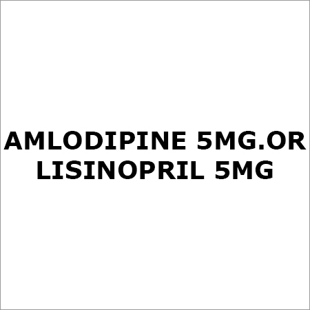 Amlodipine 5Mg. Or Lisinopril 5Mg
