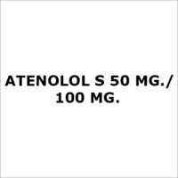 Atenolol S 50 Mg. Or 100 Mg.