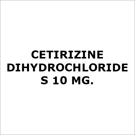 Cetirizine Dihydrochloride S 10 Mg.