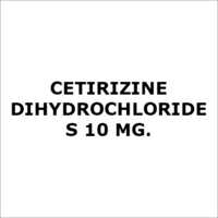 Cetirizine Dihydrochloride S 10 Mg.