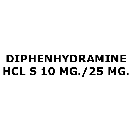 Diphenhydramine Hcl S 10 Mg.-25 Mg.