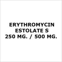 Erythromycin Estolate S 250 Mg.-500 Mg.