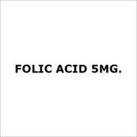 Folic Acid 5Mg.