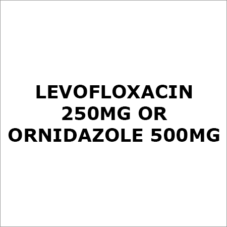 Levofloxacin 250Mg Or Ornidazole 500Mg