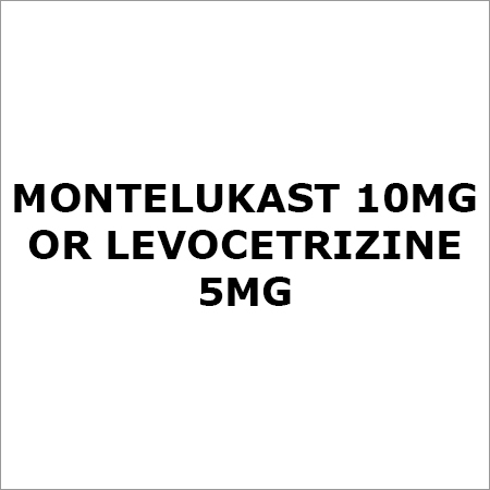 Montelukast 10Mg Or Levocetrizine 5Mg Application: Bacteria