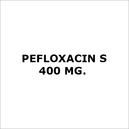 Pefloxacin S 400 Mg. Application: Bacteria