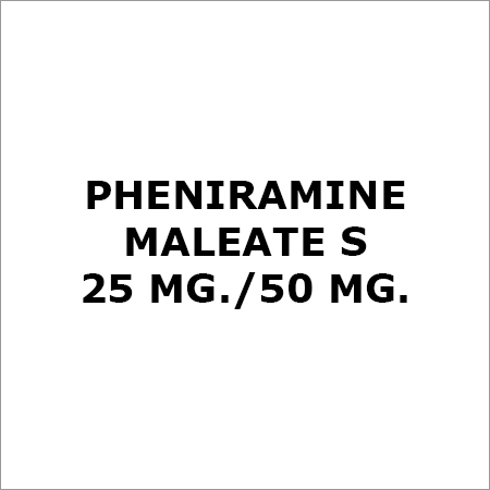 Pheniramine Maleate S 25 MG/50MG