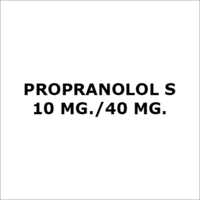 Propranolol S 10 Mg.-40 Mg.