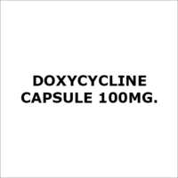 Cpsula de Doxycycline 100Mg 
