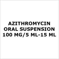 Azithromycin Oral Suspension 100 Mg-5 Ml-15 ML
