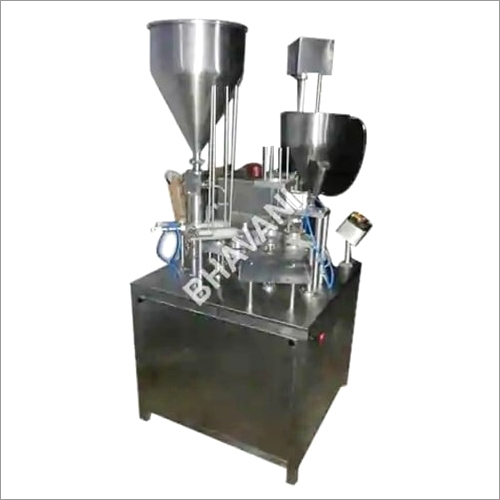 Shrikhand Cup Filling Machine By BHAVANI ENGINEERING WORKS
