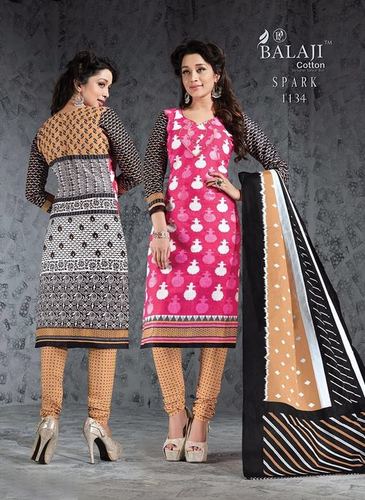 Ladies Dresses Cotton Printed Suits Balaji Spark Vol-3