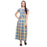 Women's Cotton Printed A-line Dress