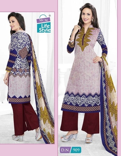 Cotton Printed Dress Material - 18 Pieces | Designer, Glamorous, Vibrant Color Choices, Unstitched Style
