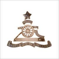 Embroidered Military Brass Badges