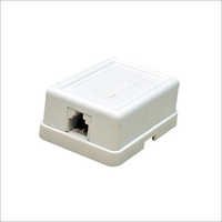 Power Block - Plastic | 2.5 X 2.5 X 1.5 Inches, White, Surface Mount, Rj-11 Connector, 1 Port, Operating Temperature 0°c To 40°c