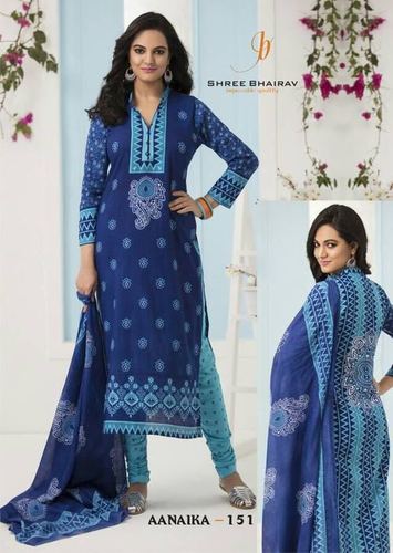 Bherav Cotton Printed Dress Matierial