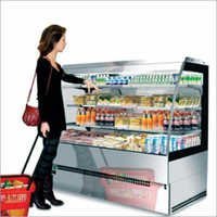 C Bend Display Counter - Stainless Steel, 1320.8 Mm Height, 10 Ft Length | Led Light Fitting, 304 Pvc Sheet, 10 Mm Bent Glass, 8 Mm Straight Glass, Shelving, 170 Kg Weight