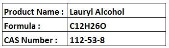 Lauryl Alcohol