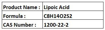 Lipoic Acid - White Powder, 99% Purity | Enzyme Cofactor, Metabolic Support, Antioxidant, Cellular Health