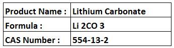 Lithium Compounds