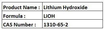Lithium Hydroxide
