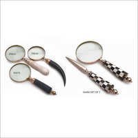Black And White Antique Magnifying Lens