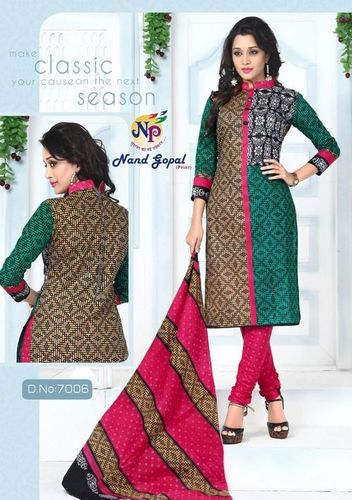Cotton salwar suits shivaay by nand gopal