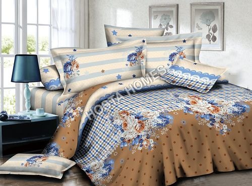 Multicolor New Design Floral Bed Sheet