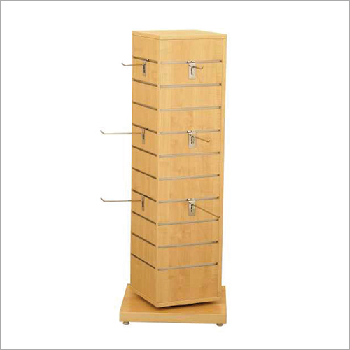 Slatwall Cube Gondola Revolving Slatwall Cube Gondola Revolving