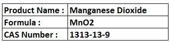 Manganese Dioxide MnO2, CAS 1313-13-9 | Reagent, Organic Synthesis, High Purity, Versatile, Insoluble