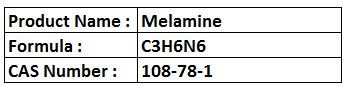 Melamine - White, 25kg Bags, C3H6N6, 99.5% Purity | Fire Retardant, Versatile Additive, Durable