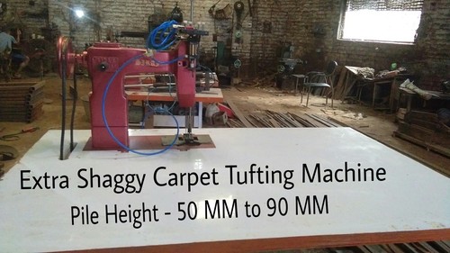 Super Shaggy Carpet Tufting Machine