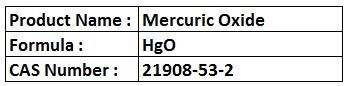 Mercuric Oxide