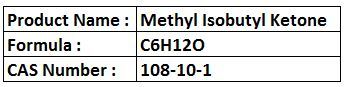 Methyl Isobutyl Ketone